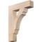 Ekena Millwork Olympic Block Smooth Bracket, Douglas Fir, 5 1/2"W x 26"D x 34"H BKT06X26X34OLY05SDF - alternate 1